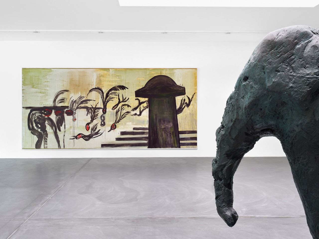 Barry Flanagan & Ursula Reuter Christiansen, Fable and Form at Von Bartha, photo 3