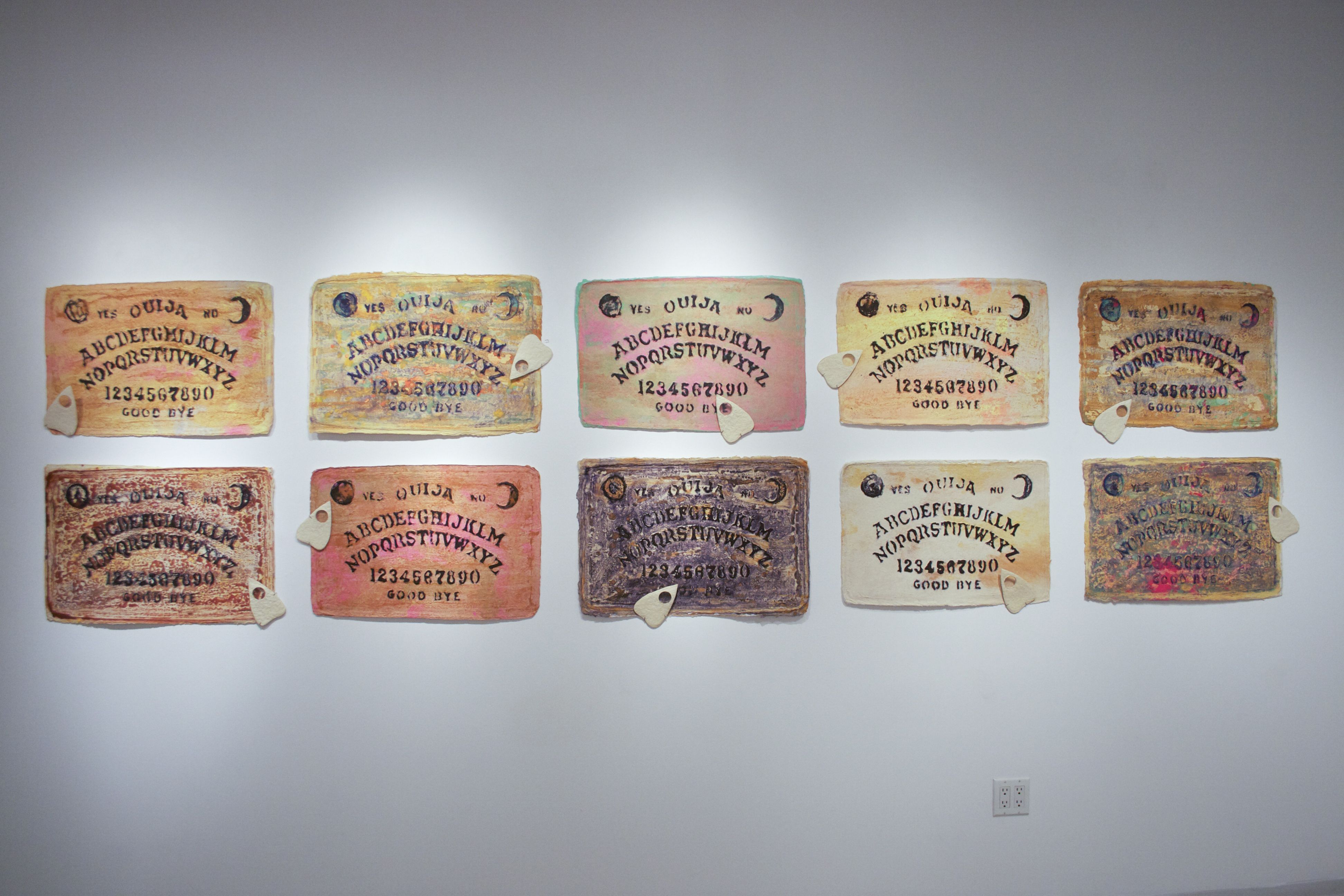 Gina Beavers & Brock Enright, Paper Variables at Dieu Donné, photo 2