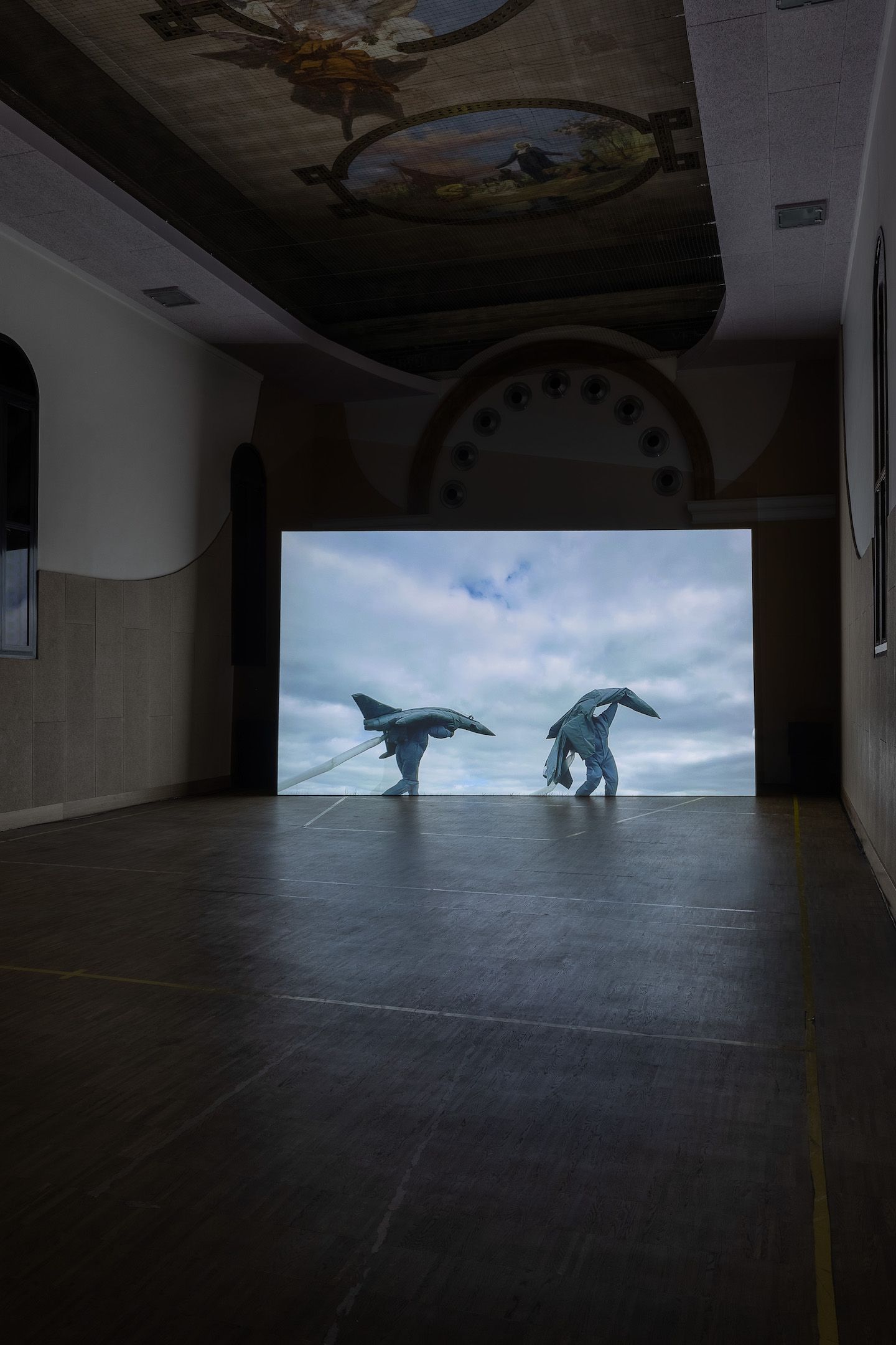 Fiona Banner aka The Vanity Press, Pranayama Typhoon at Patronato Salesiano Leone XIII, photo 2