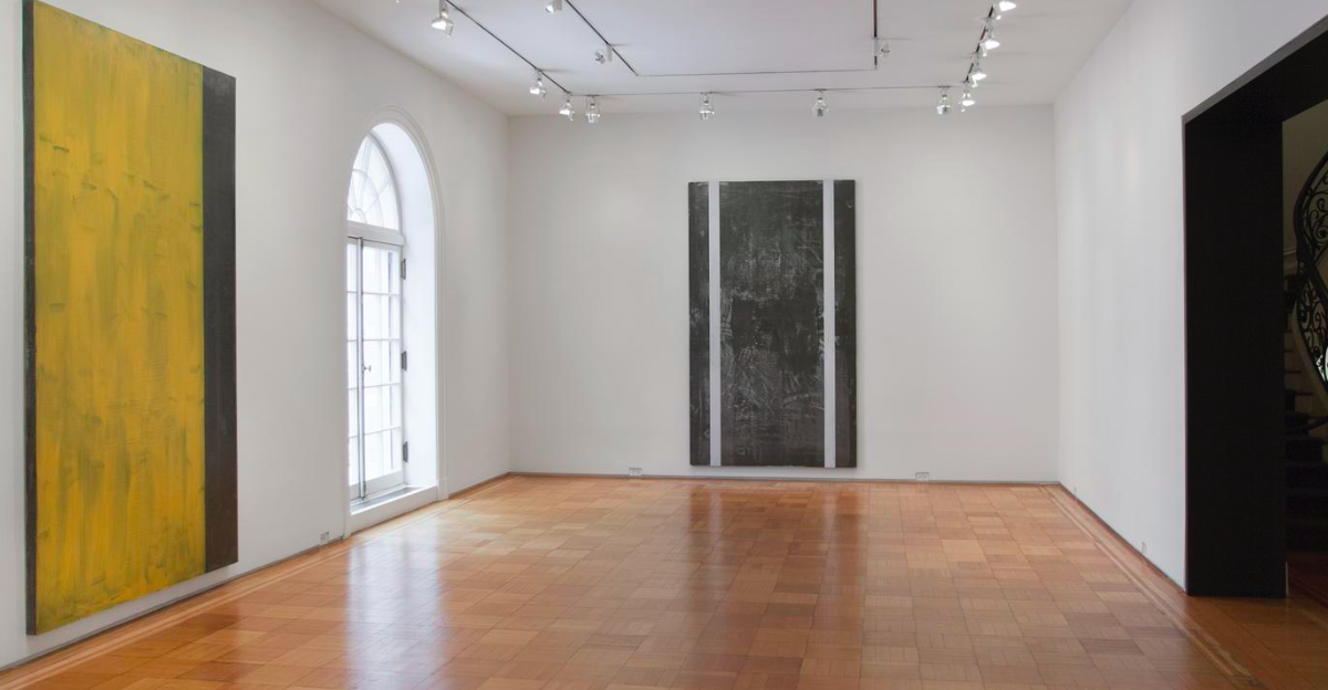 Günther Förg, Lead Paintings at Skarstedt, photo 3