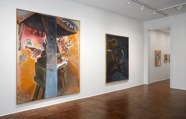 Jörg Immendorff, Café Deutschland at Michael Werner, photo 2