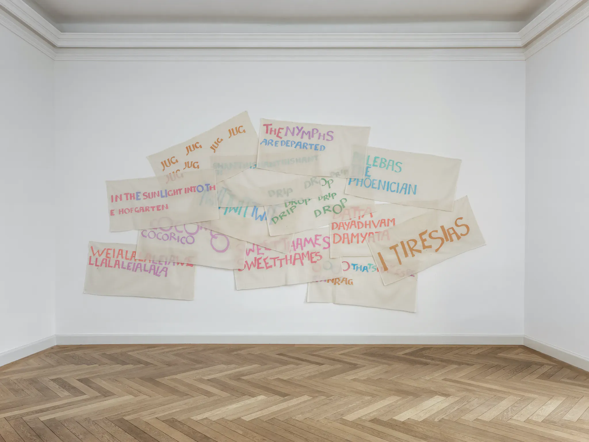 Giorgio Griffa, Tempo Infinito e Nontempo at Kewenig, photo 2