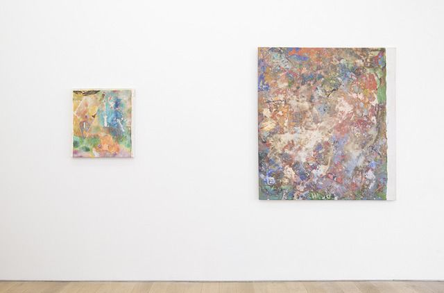 Lucas Ajemian, Laundered Paintings at Marlborough, photo 4