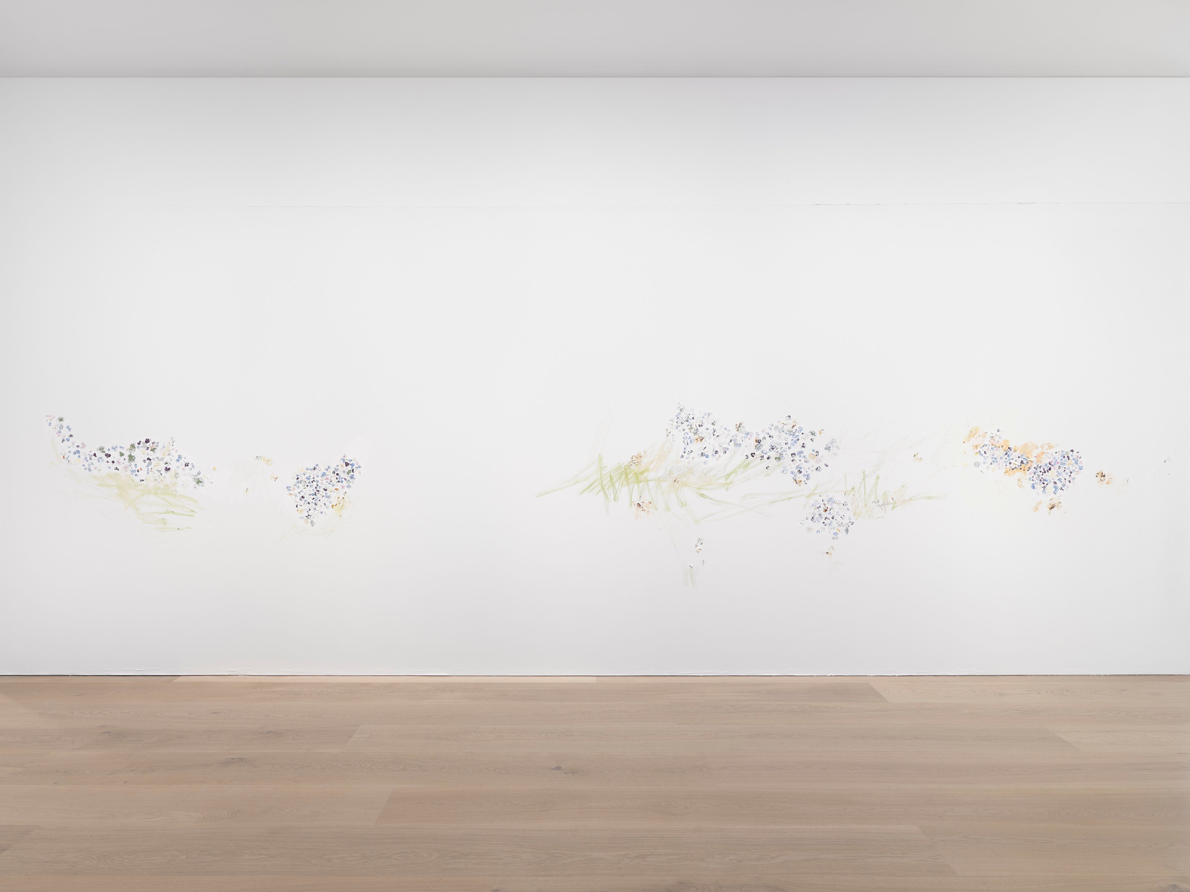 Oscar Murillo, A Balancing Act Between Collapse and Spirit at David Zwirner, photo 4