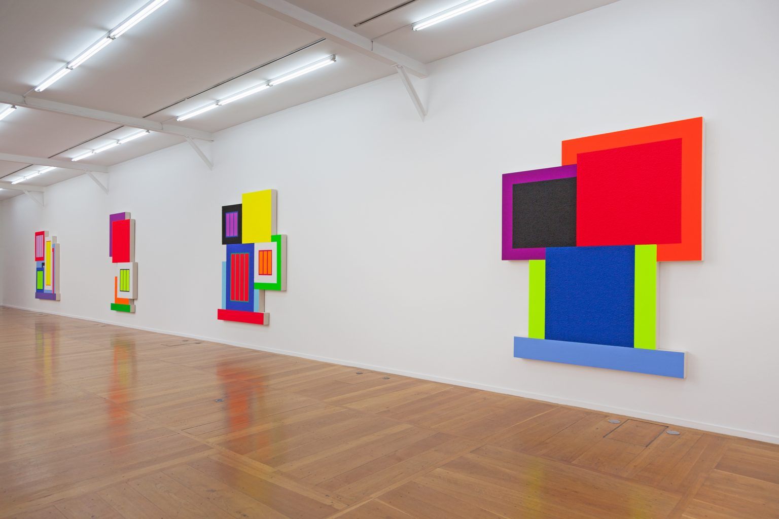 Peter Halley, Recent Paintings at Xippas, photo 3