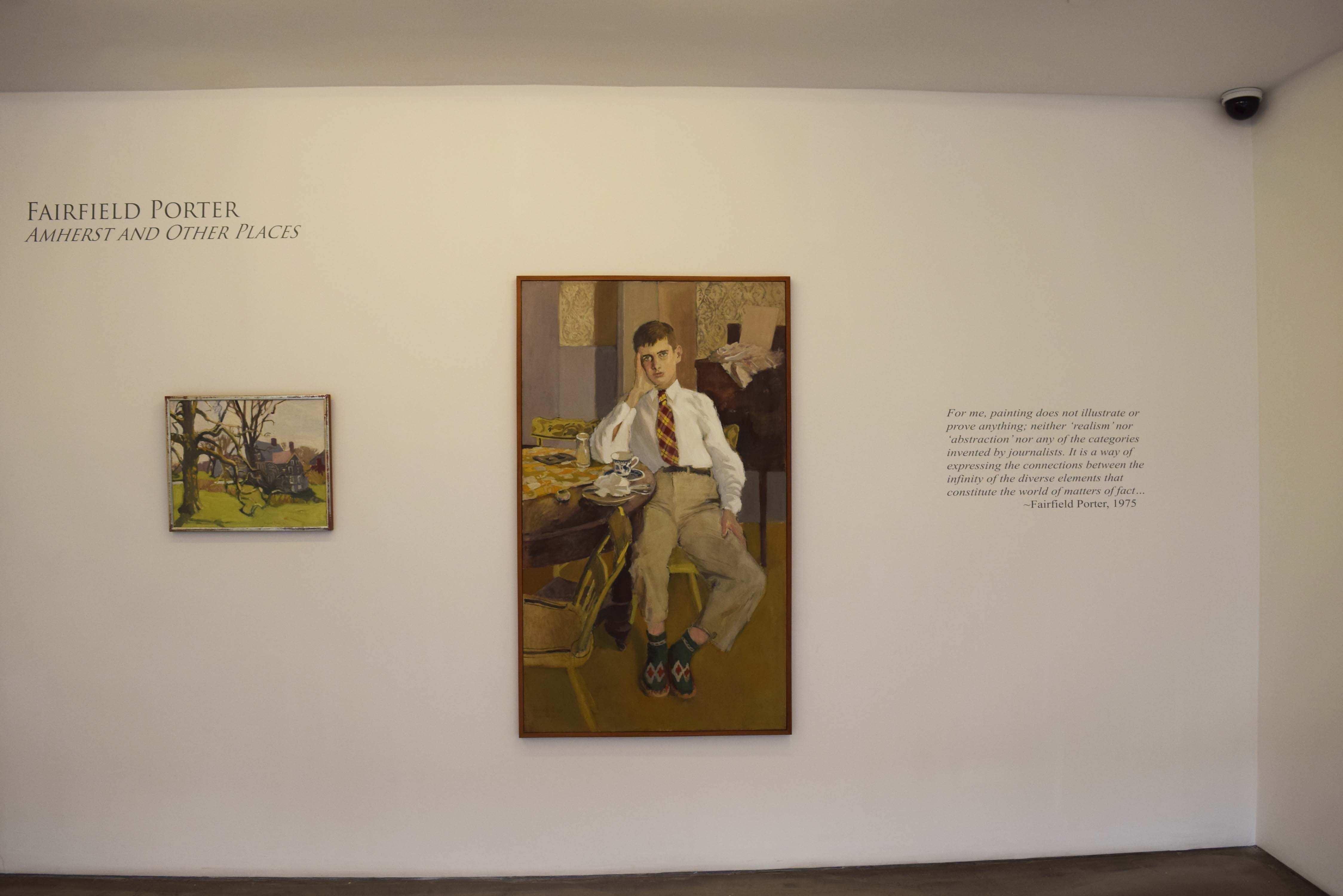 Fairfield Porter, Amherst and Other Places at Betty Cuningham, photo 2