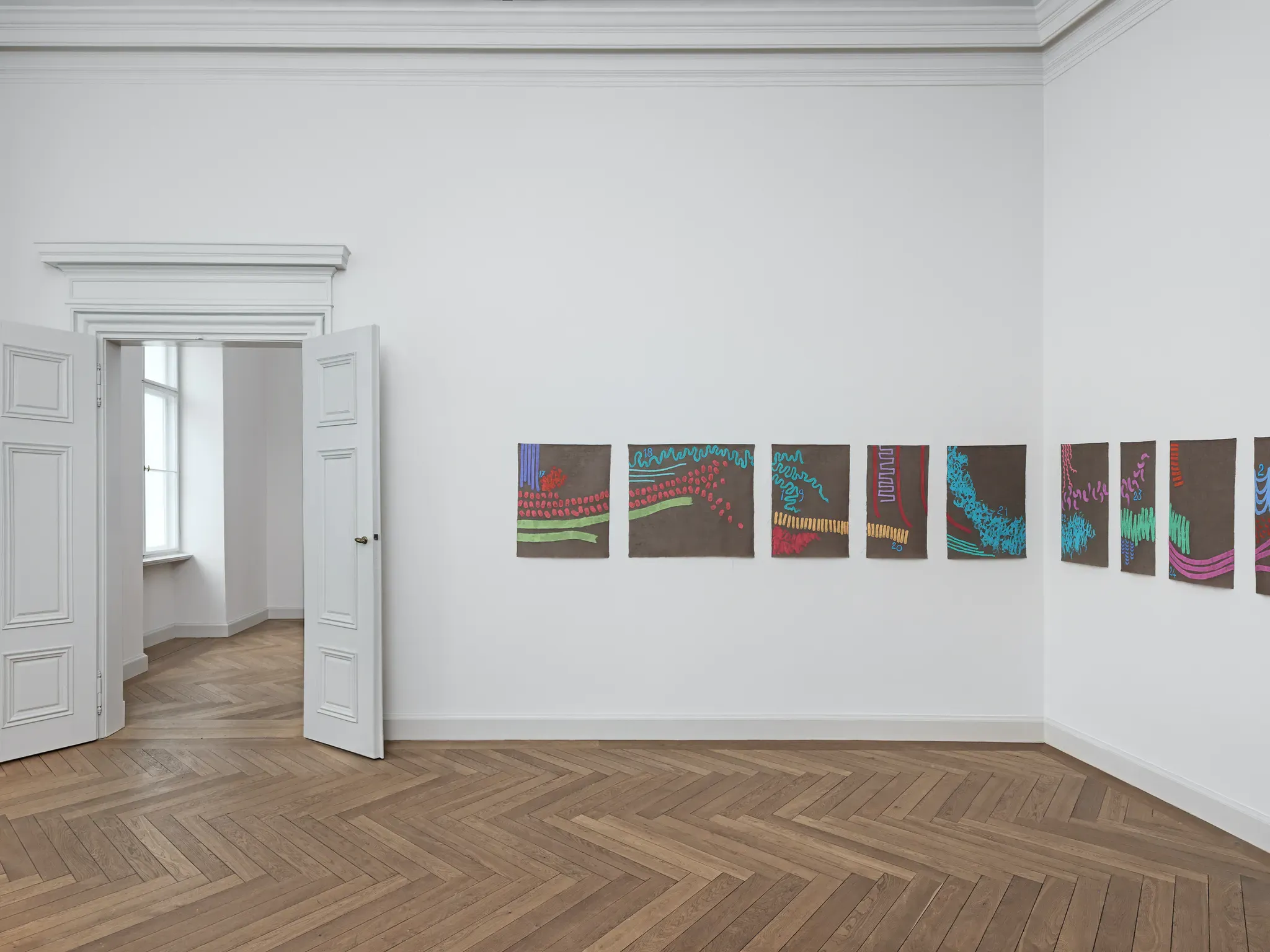 Giorgio Griffa, Tempo Infinito e Nontempo at Kewenig, photo 5