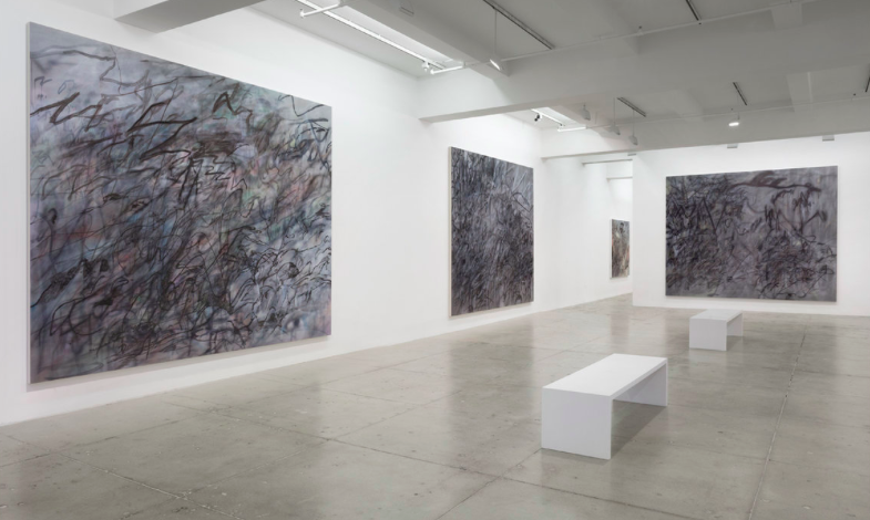 Julie Mehretu, Hoodnyx, Voodoo and Stelae at Marian Goodman, photo 5