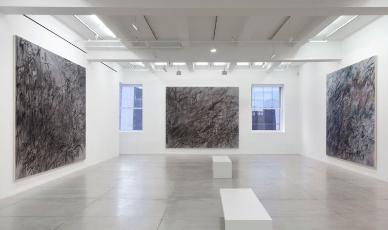 Julie Mehretu, Hoodnyx, Voodoo and Stelae at Marian Goodman, photo 4