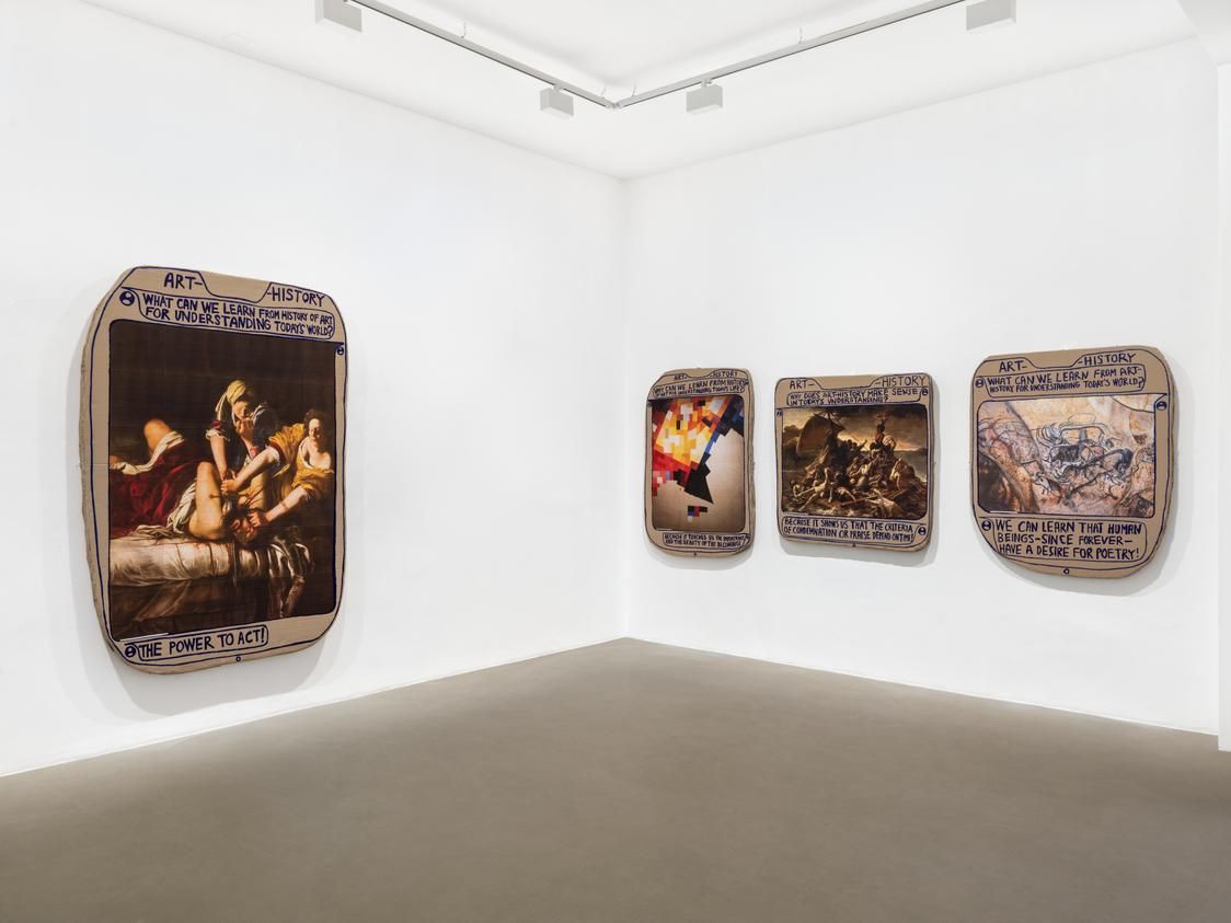 Thomas Hirschhorn, Last Chance: What Can We Learn From History of Art, for Today’s Understanding? at Chantal Crousel, photo 2