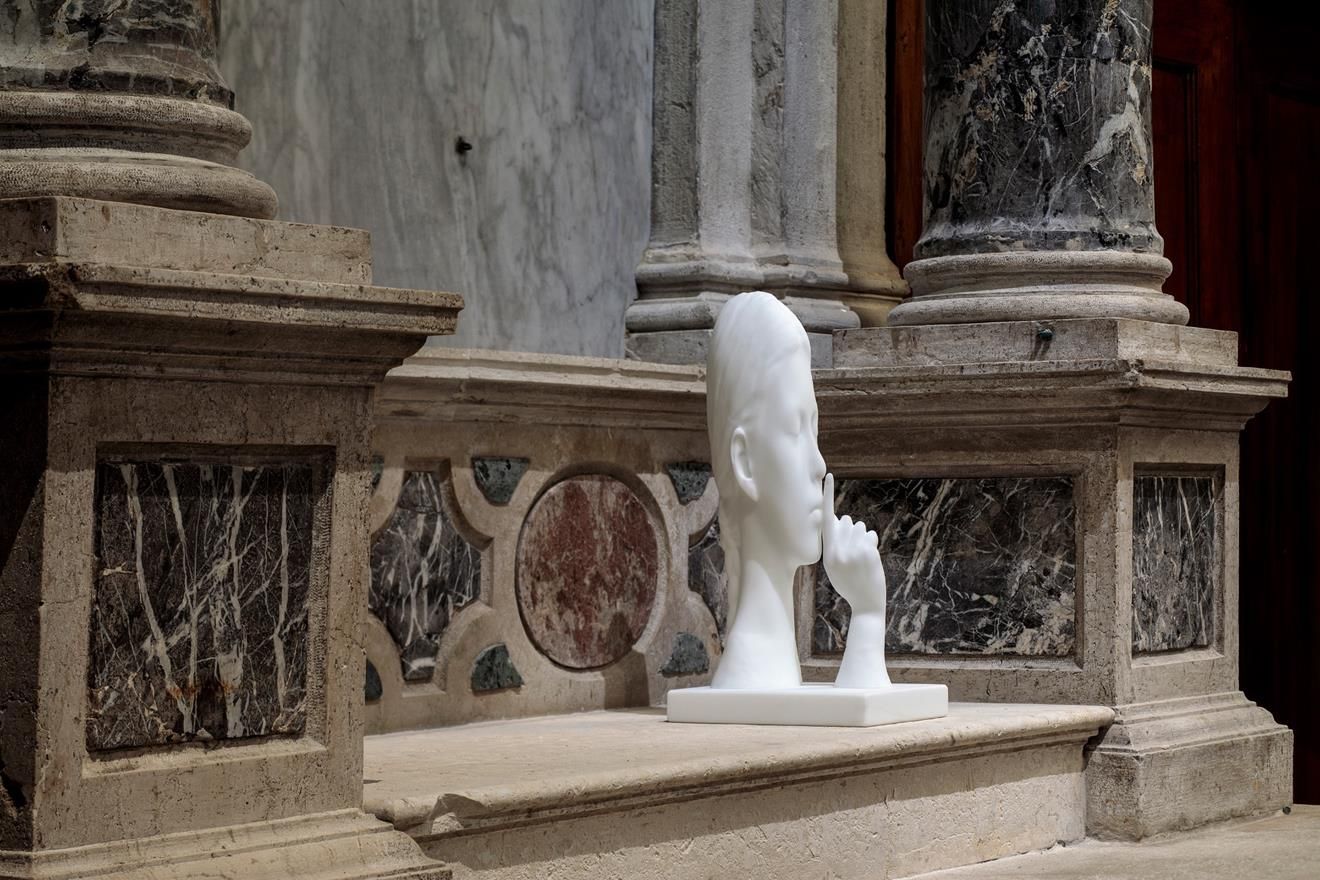 Jaume Plensa, Janus at Chiesa di San Gallo, photo 2