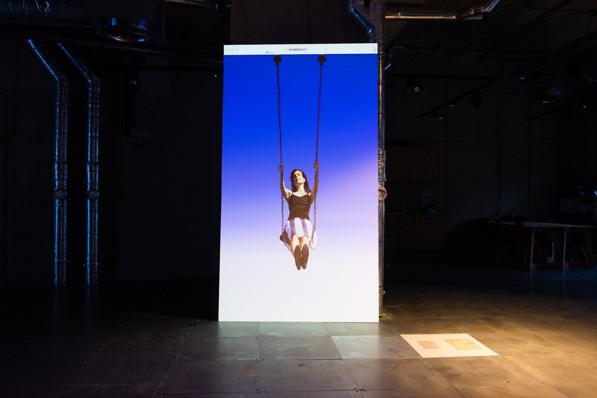 Olia Lialina, Best Effort Network at Arebyte, photo 5