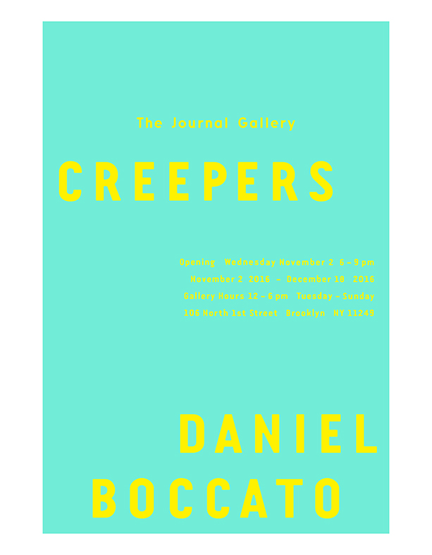 Daniel Boccato, Creepers at The Journal Gallery, photo 2