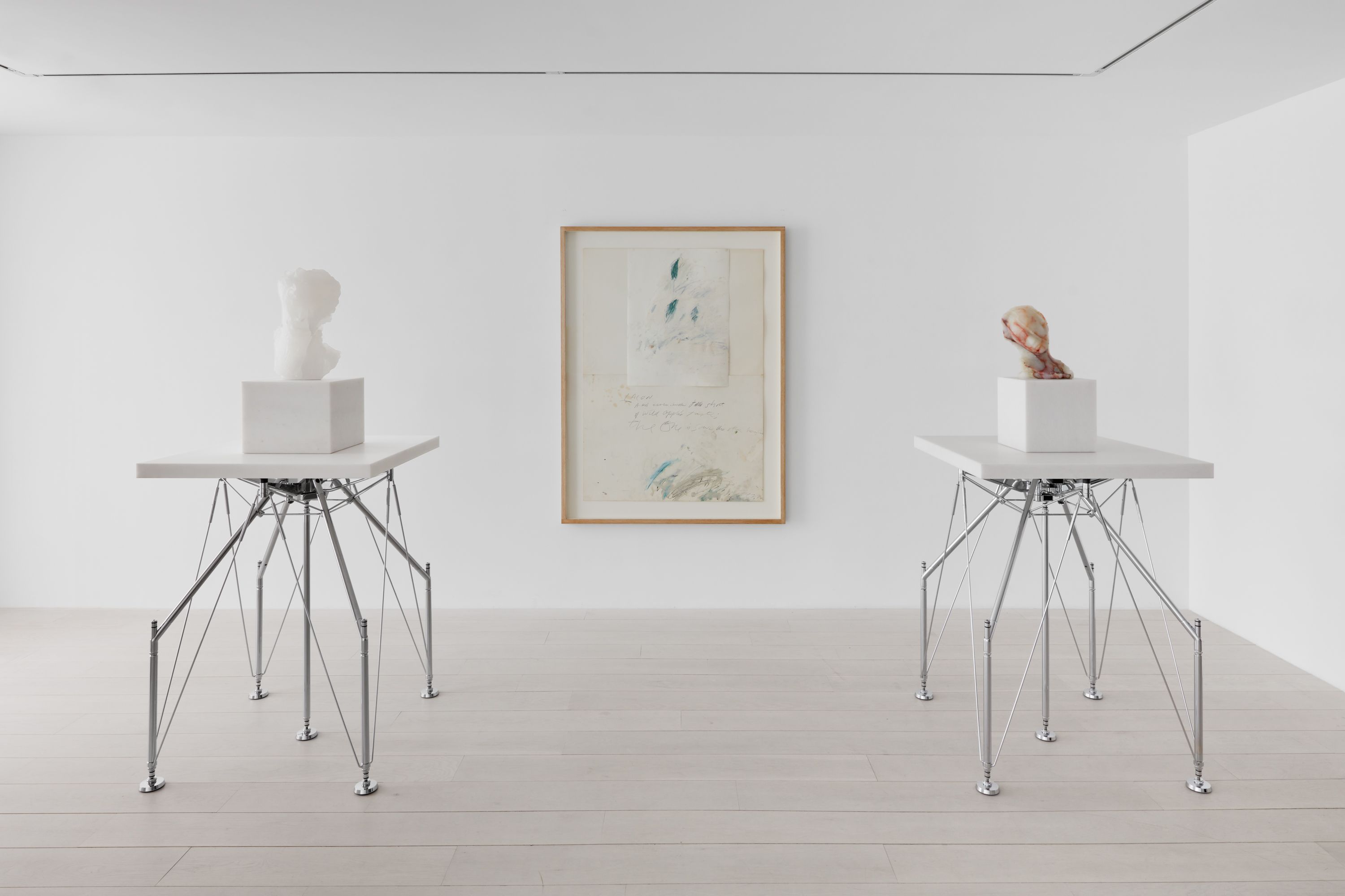 Cy Twombly & Barry X Ball, A History of Painting and Sculpture at Mignoni, photo 3