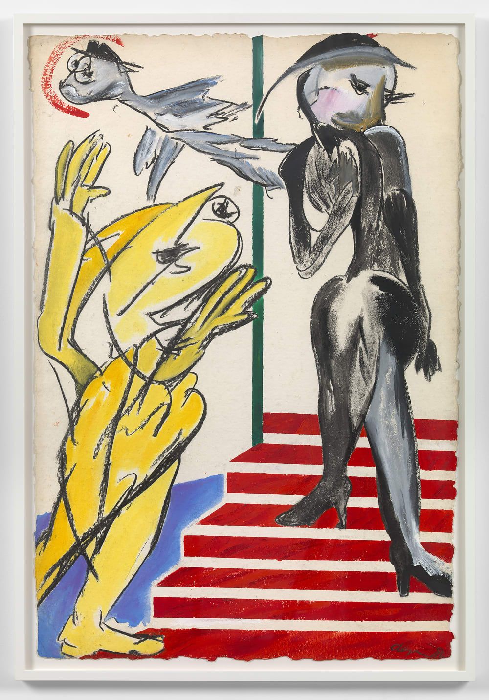 Jacqueline de Jong, Upstairs-Downstairs 1984-88: The Works on Paper at Pippy Houldsworth, photo 2