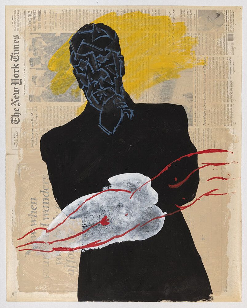 Nicky Nodjoumi, New York Times Sketchbooks (1996 – 1999) at Helena Anrather, photo 2