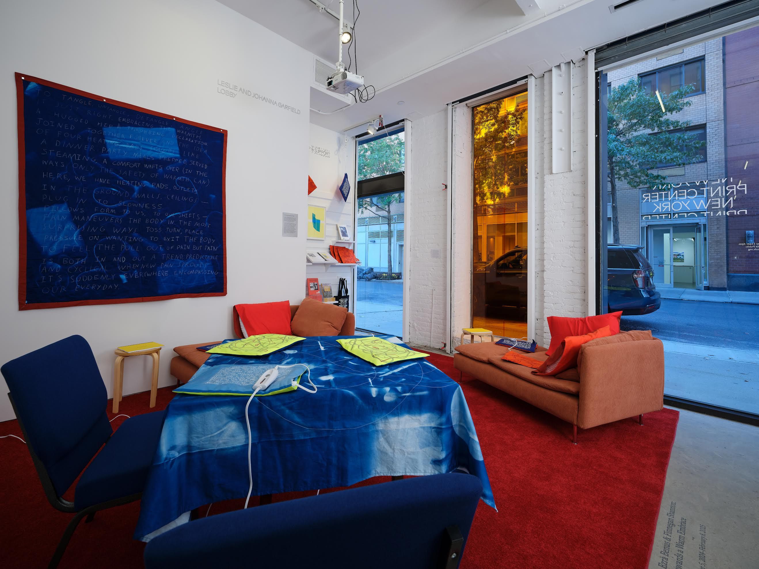Ezra Benus & Finnegan Shannon, Towards a Warm Embrace at Print Center New York, photo 2