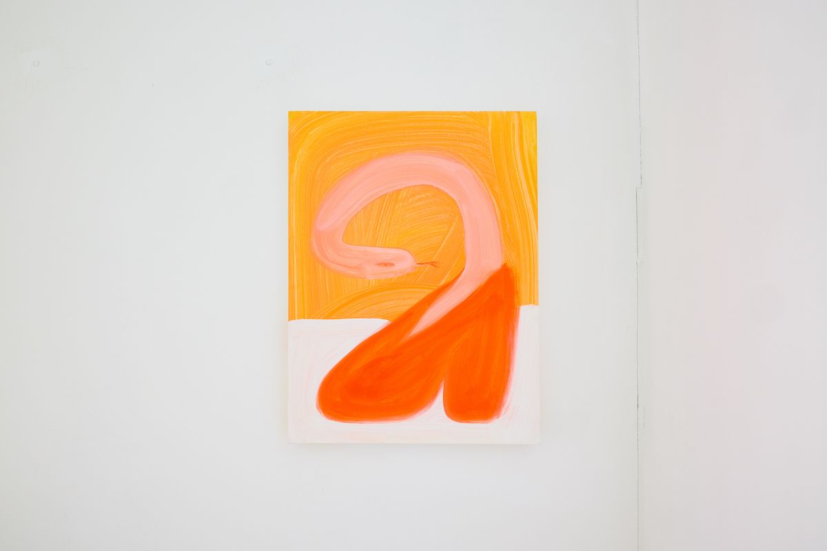 Grace Mattingly, Yellow Horses at The Artist Room by Taymour Grahne Projects, photo 6