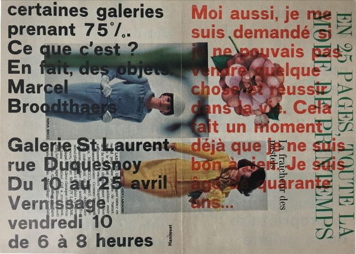 Marcel Broodthaers, Invitation to a Voyage at Alden Projects, photo 3