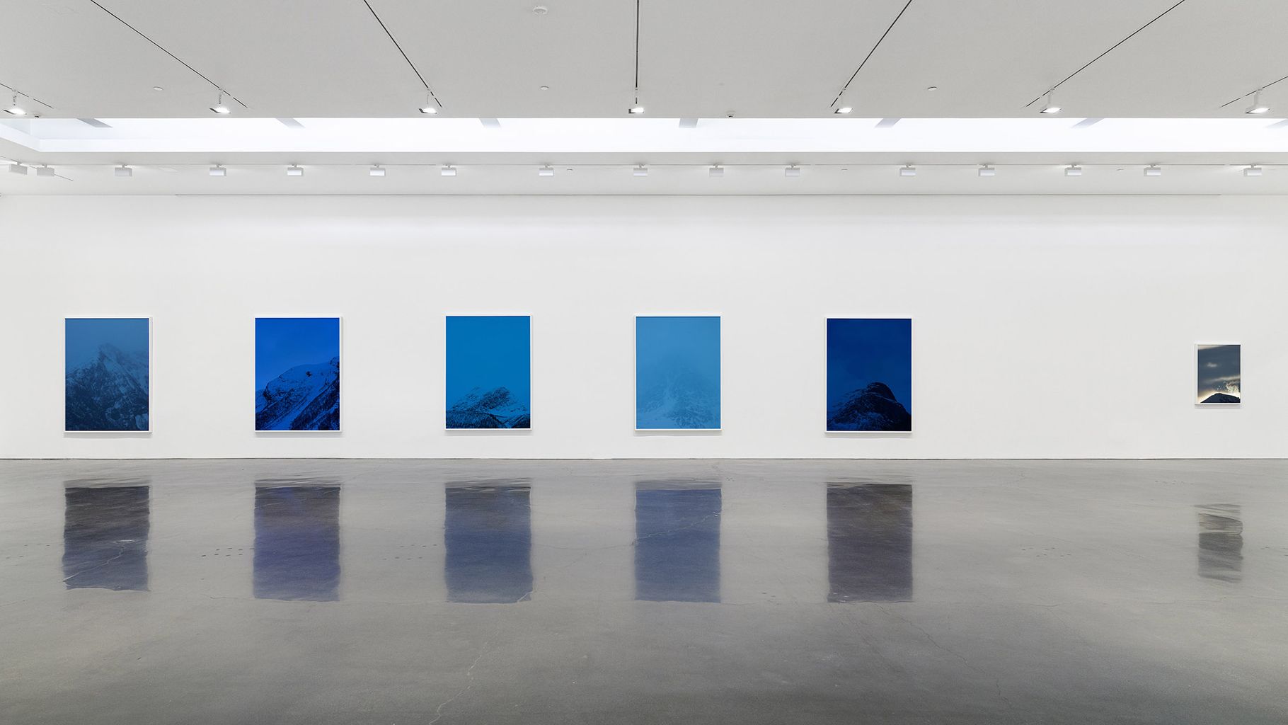 Catherine Opie, Holding Blue at Regen Projects, photo 3