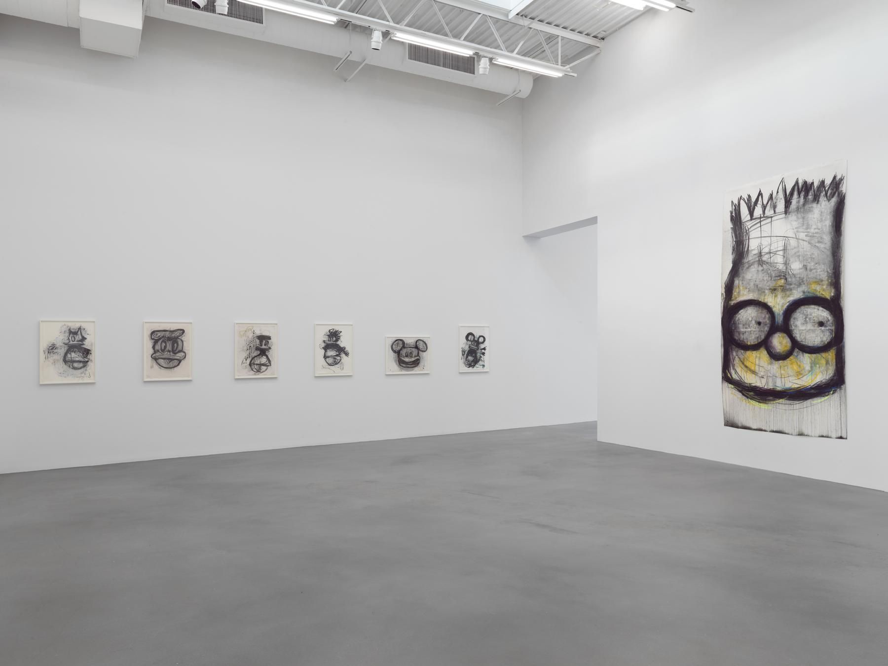 Joyce Pensato, Castaway at Petzel, photo 4