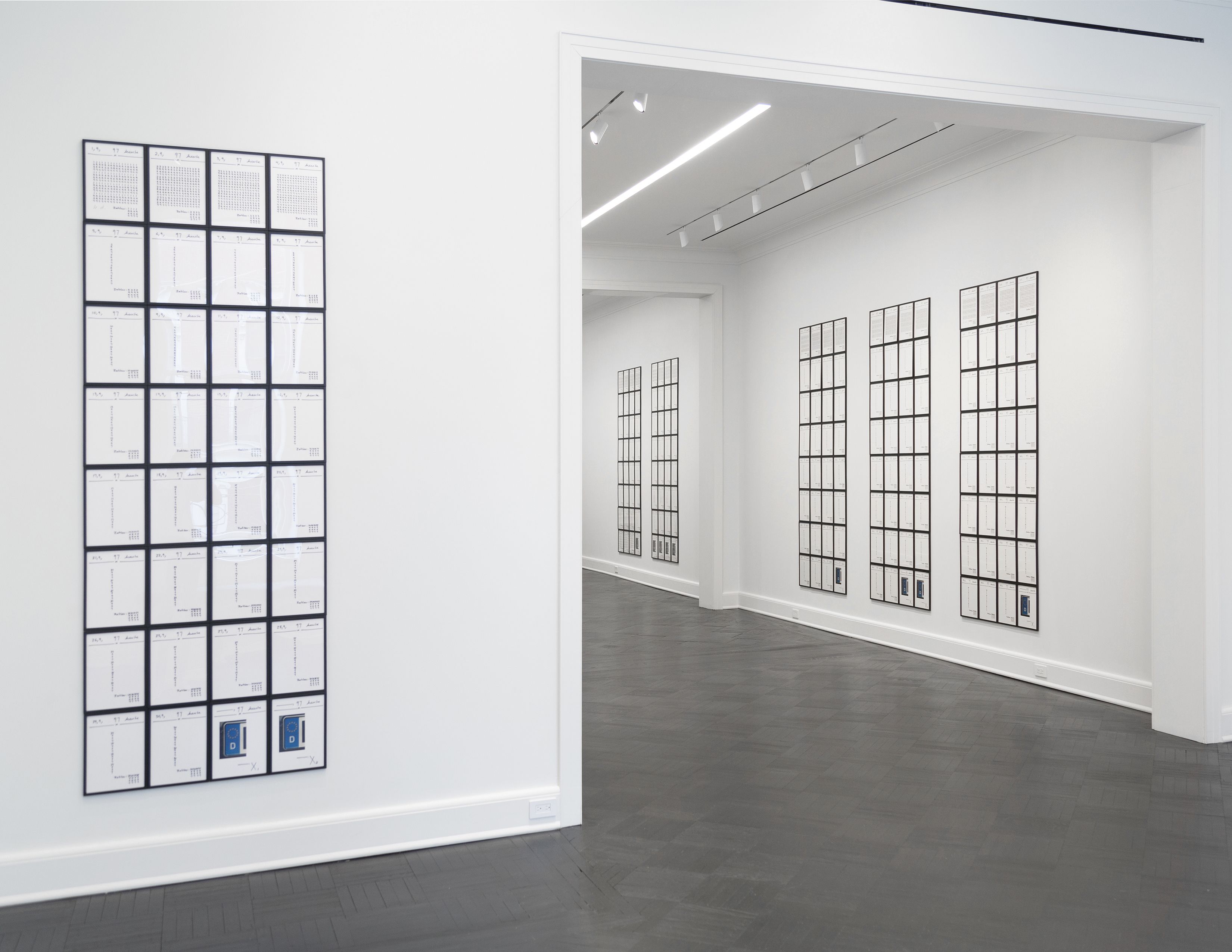 Hanne Darboven, Europa 97 at Petzel, photo 9