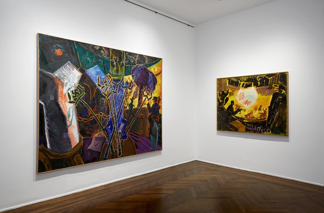 Jörg Immendorff, Café Deutschland at Michael Werner, photo 5