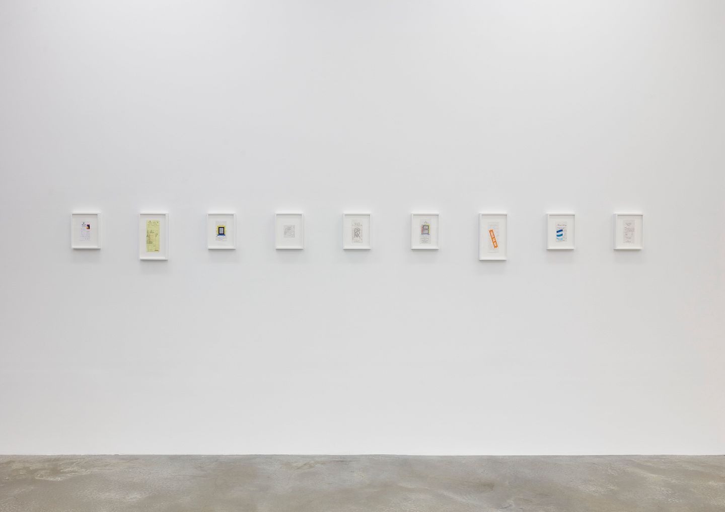 Jonathan Monk, Restaurant Drawings at Casey Kaplan, photo 5