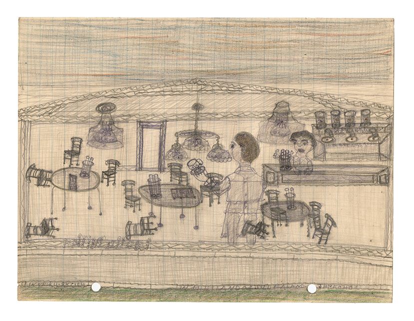 Pearl Blauvelt, Drawings at Kerry Schuss, photo 2