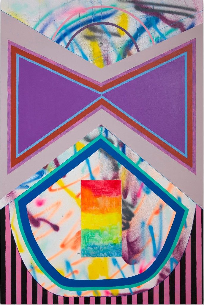 Sarah Cain, Wild Flower at Timothy Taylor, photo 2