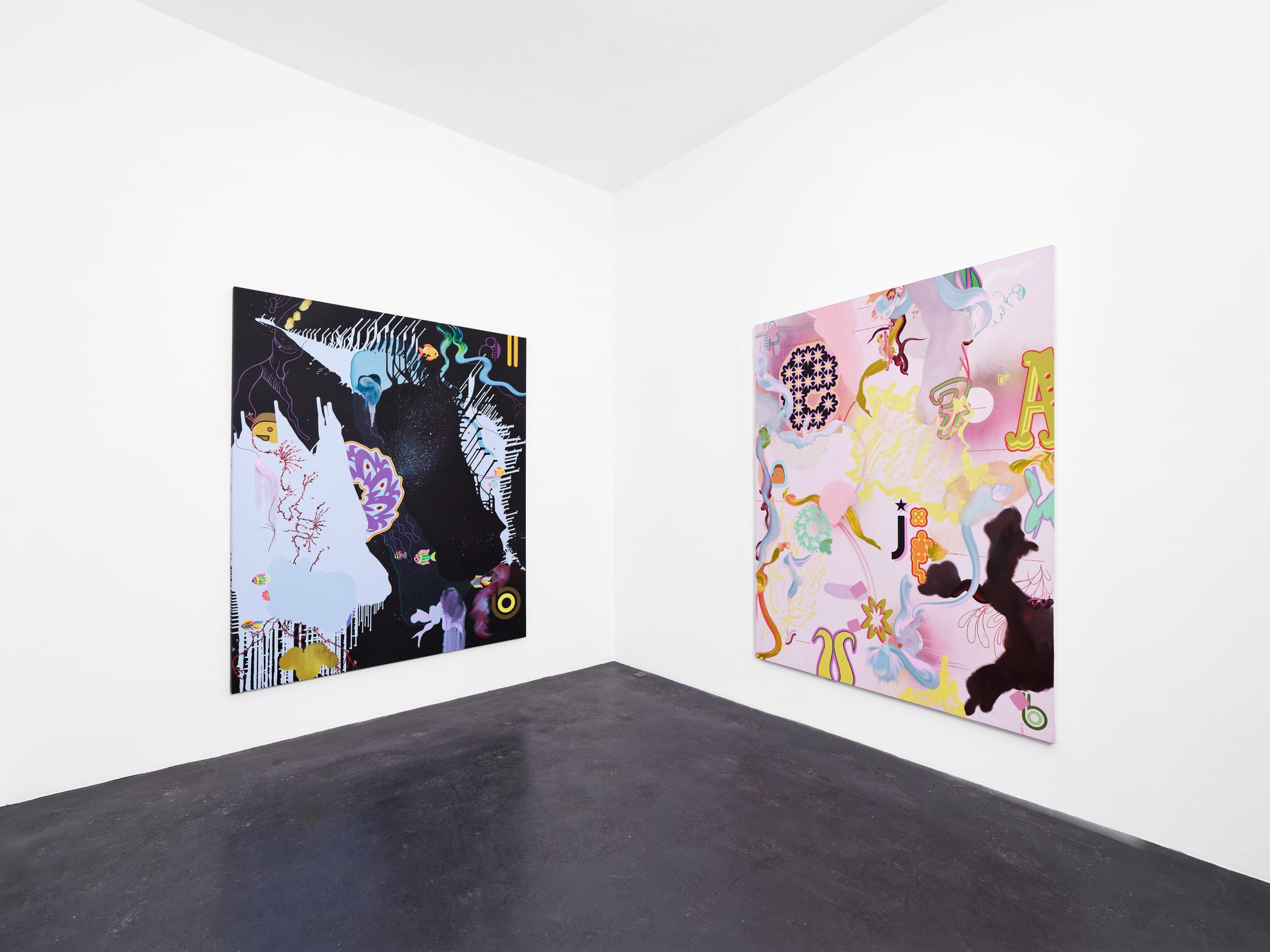 Fiona Rae, Ensemble at Nathalie Obadia, photo 2
