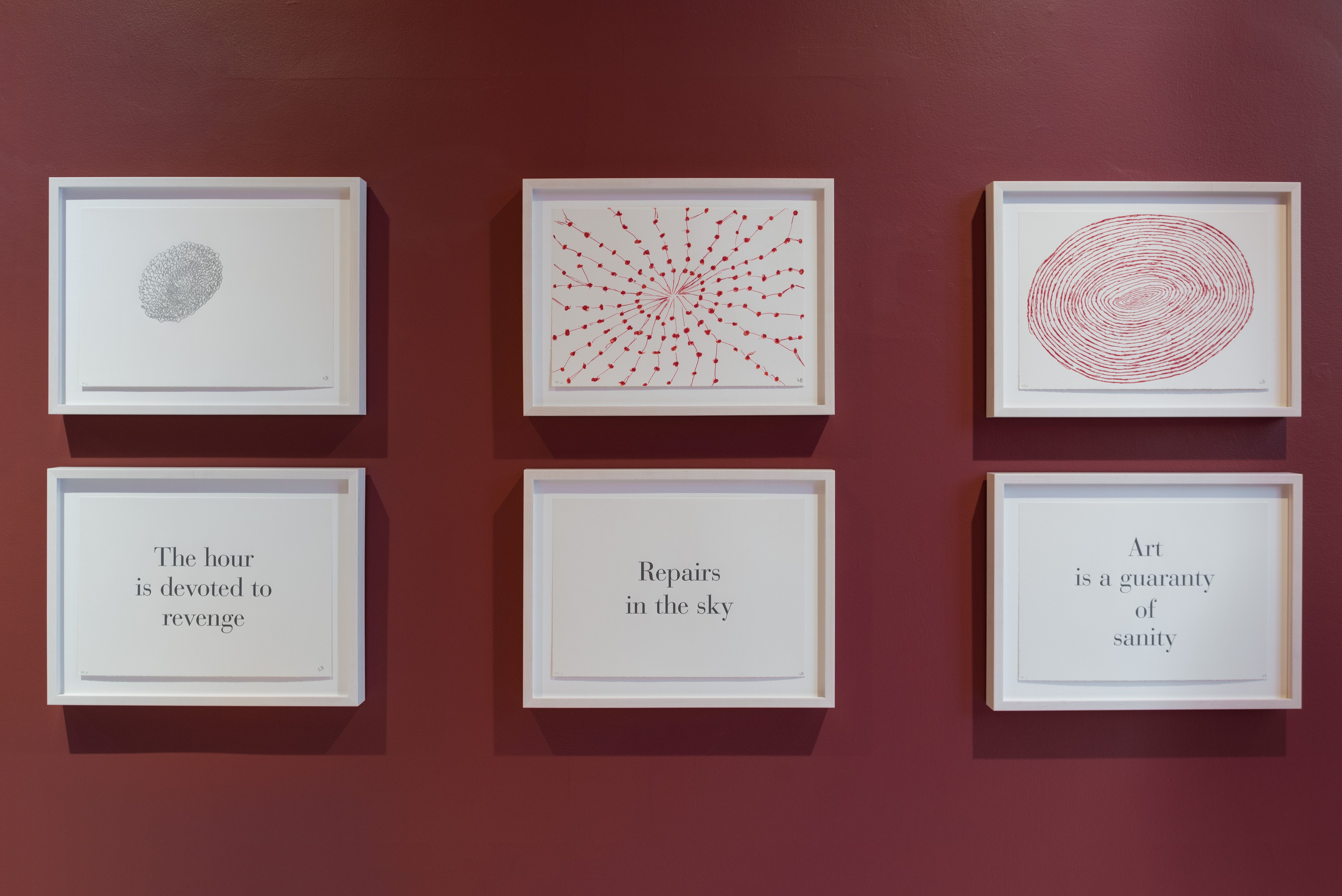 Louise Bourgeois & Günther Förg, To Unravel A Torment at Burning In Water Annex, photo 2