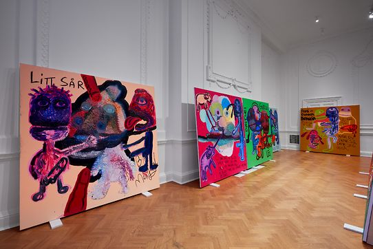 Bjarne Melgaard, Bodyparty (Substance Paintings) at Thaddaeus Ropac, photo 3