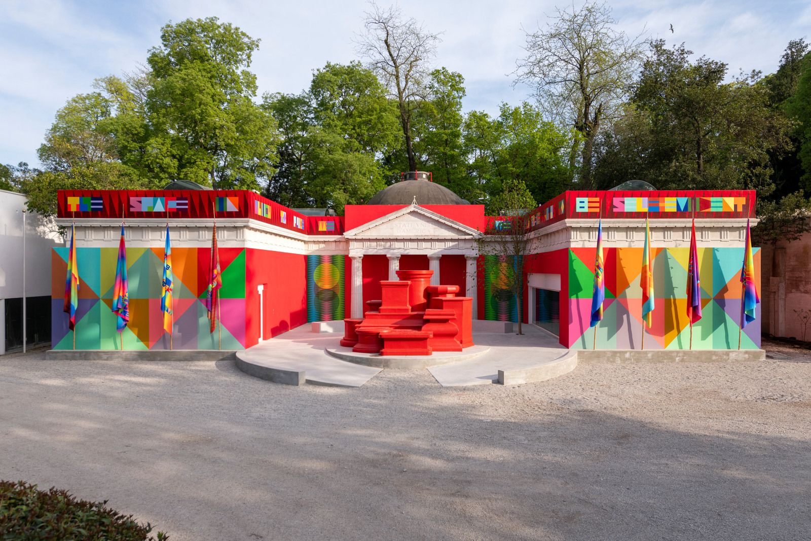 Jeffrey Gibson, The Space in Which to Place Me at United States Pavilion, photo 2