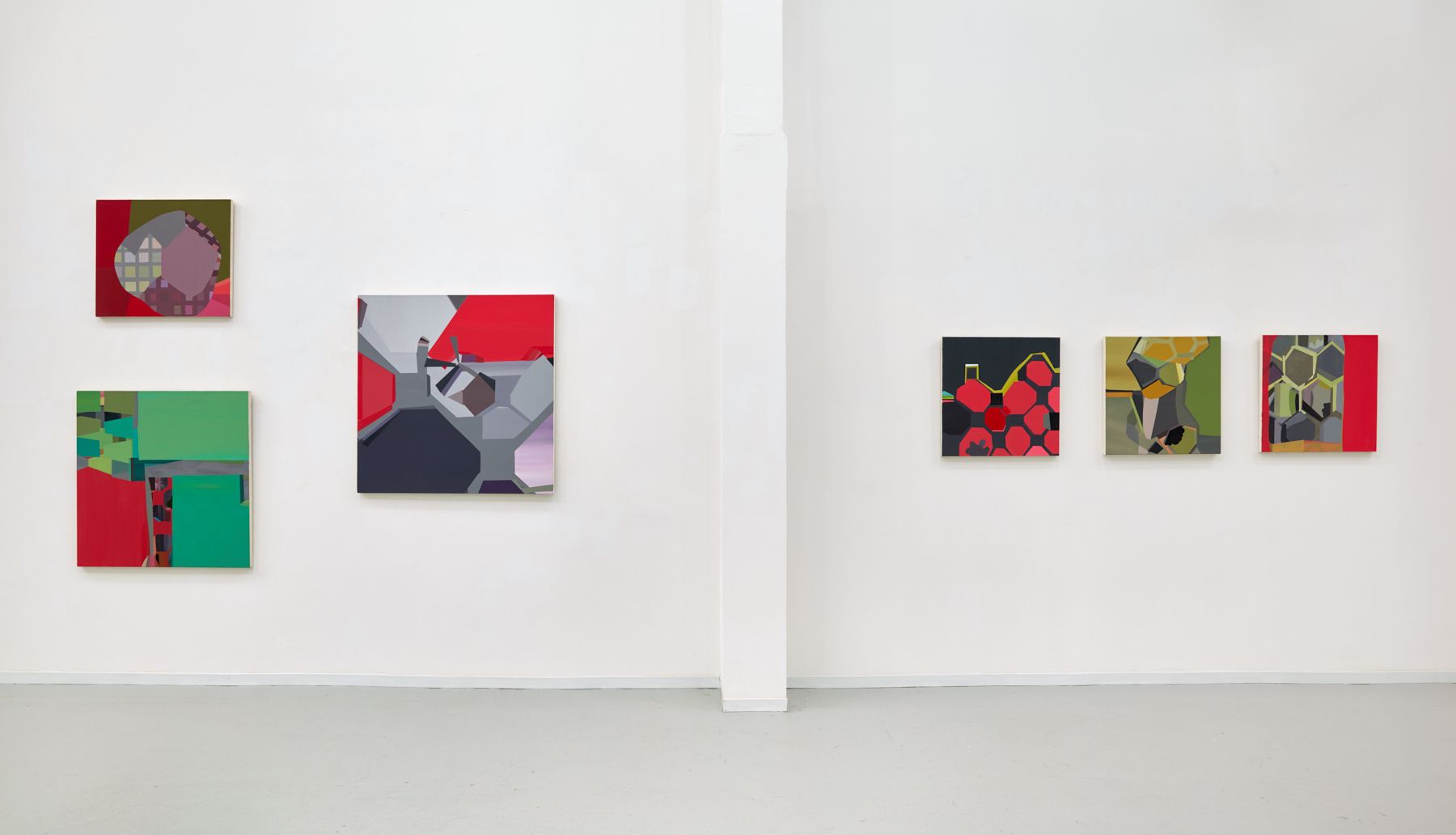 Mike Childs, The Journey: Grids, Color and Curvilinear forms, 2004 to 2020 at David Richard Gallery, photo 8