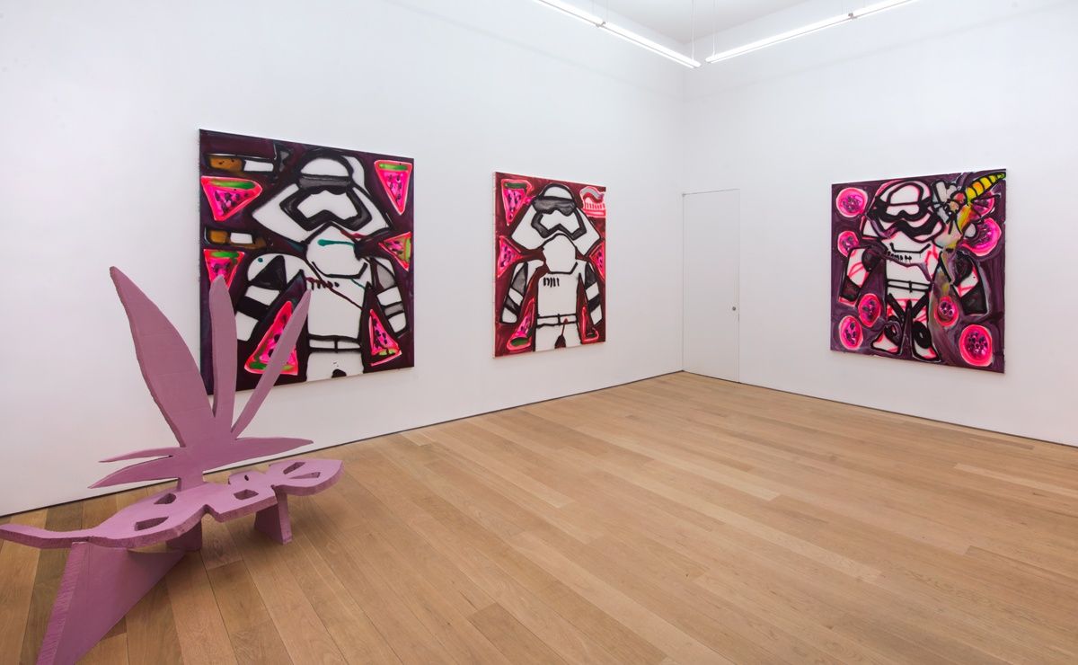 Katherine Bernhardt, Green at Canada, photo 8