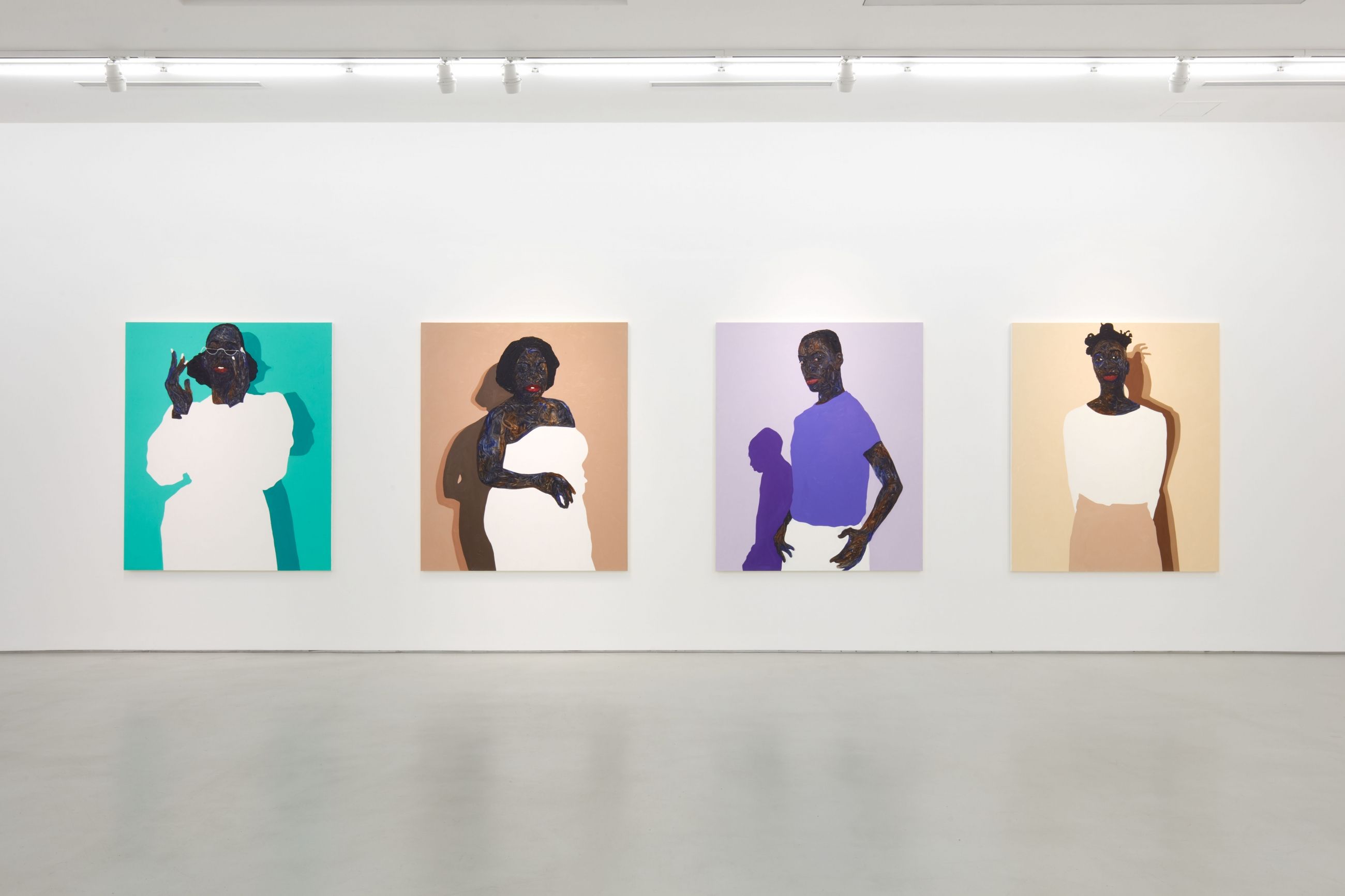 Amoako Boafo, Singular Duality: Me Can Make We at Roberts Projects, photo 2