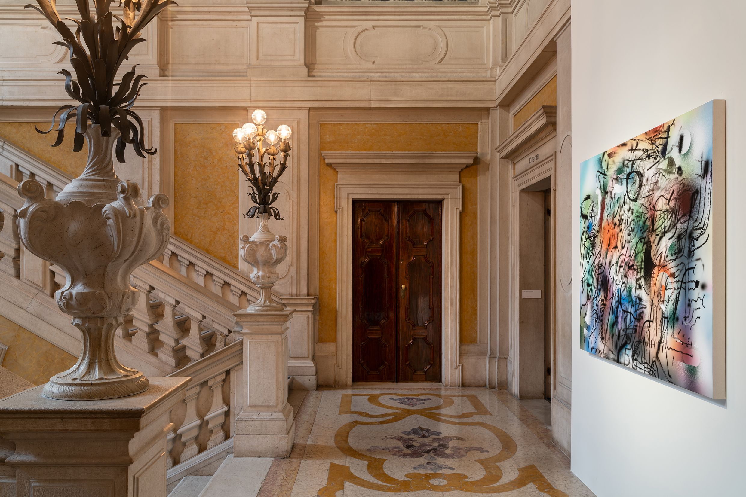 Julie Mehretu, Ensemble at Palazzo Grassi, photo 7