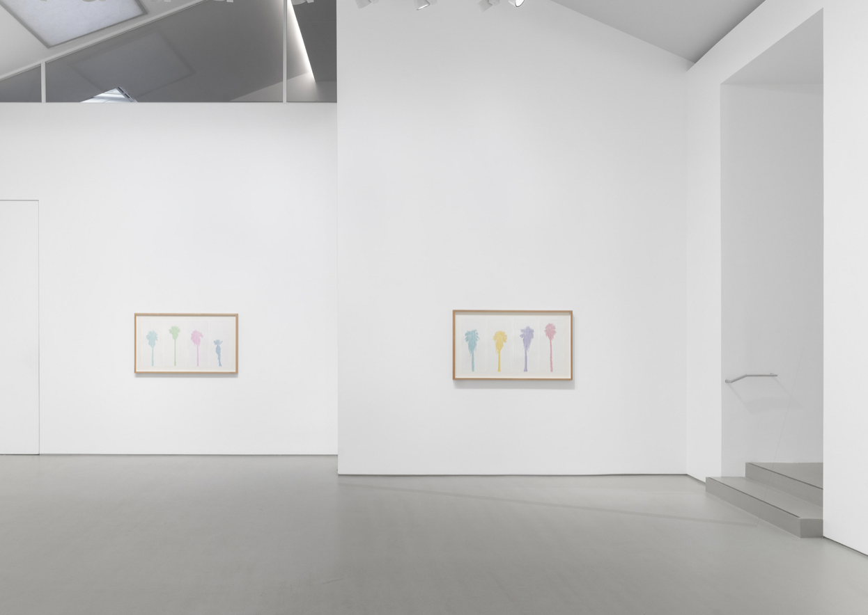 Charles Gaines, Gridwork: Palm Canyon Watercolors at Max Hetzler, photo 3