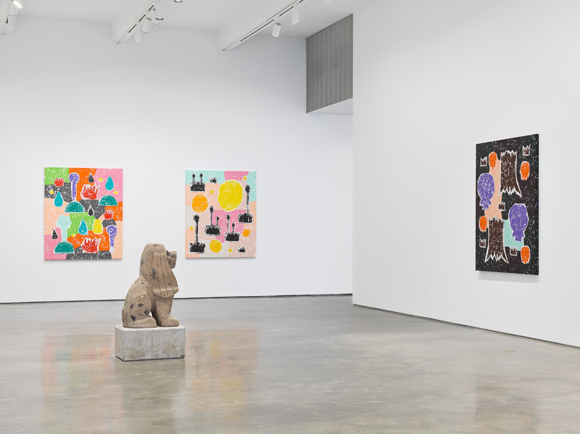 Olaf Breuning, Rain at Metro Pictures, photo 4