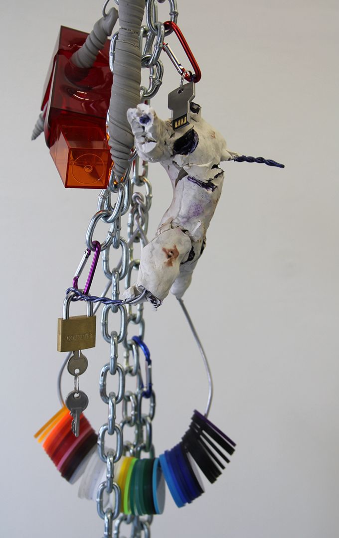 Ryan Kitson, A Post, a Pot, a Painting - Cheep Meet at Cleopatra's, photo 3