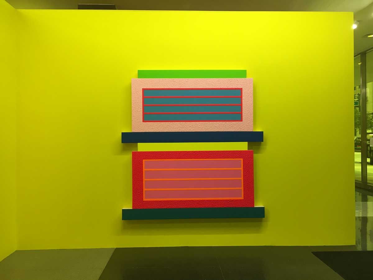 Peter Halley, New York, New York at Lever House, photo 2
