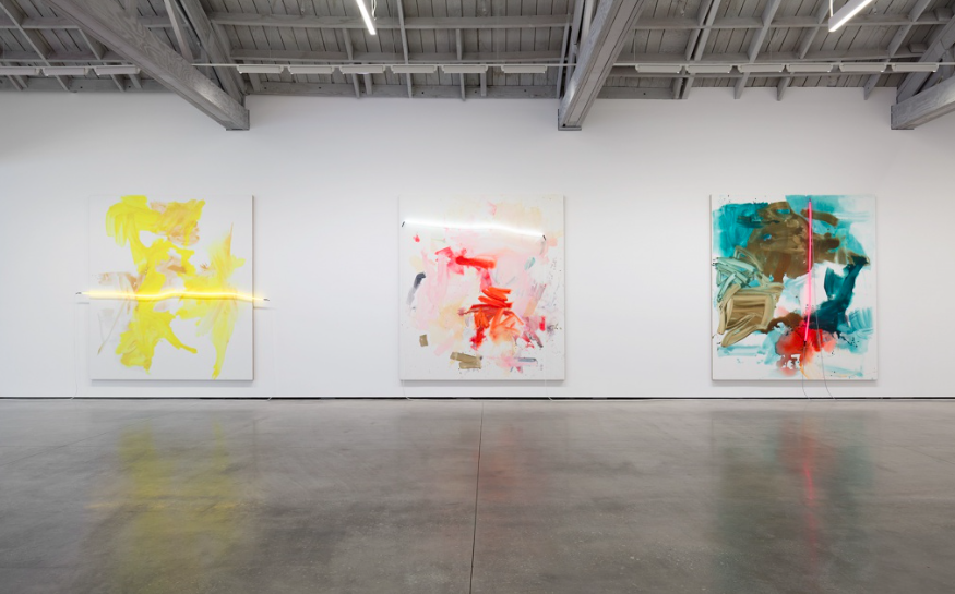 Mary Weatherford, Like The Land Loves The Sea at David Kordansky Gallery, photo 4