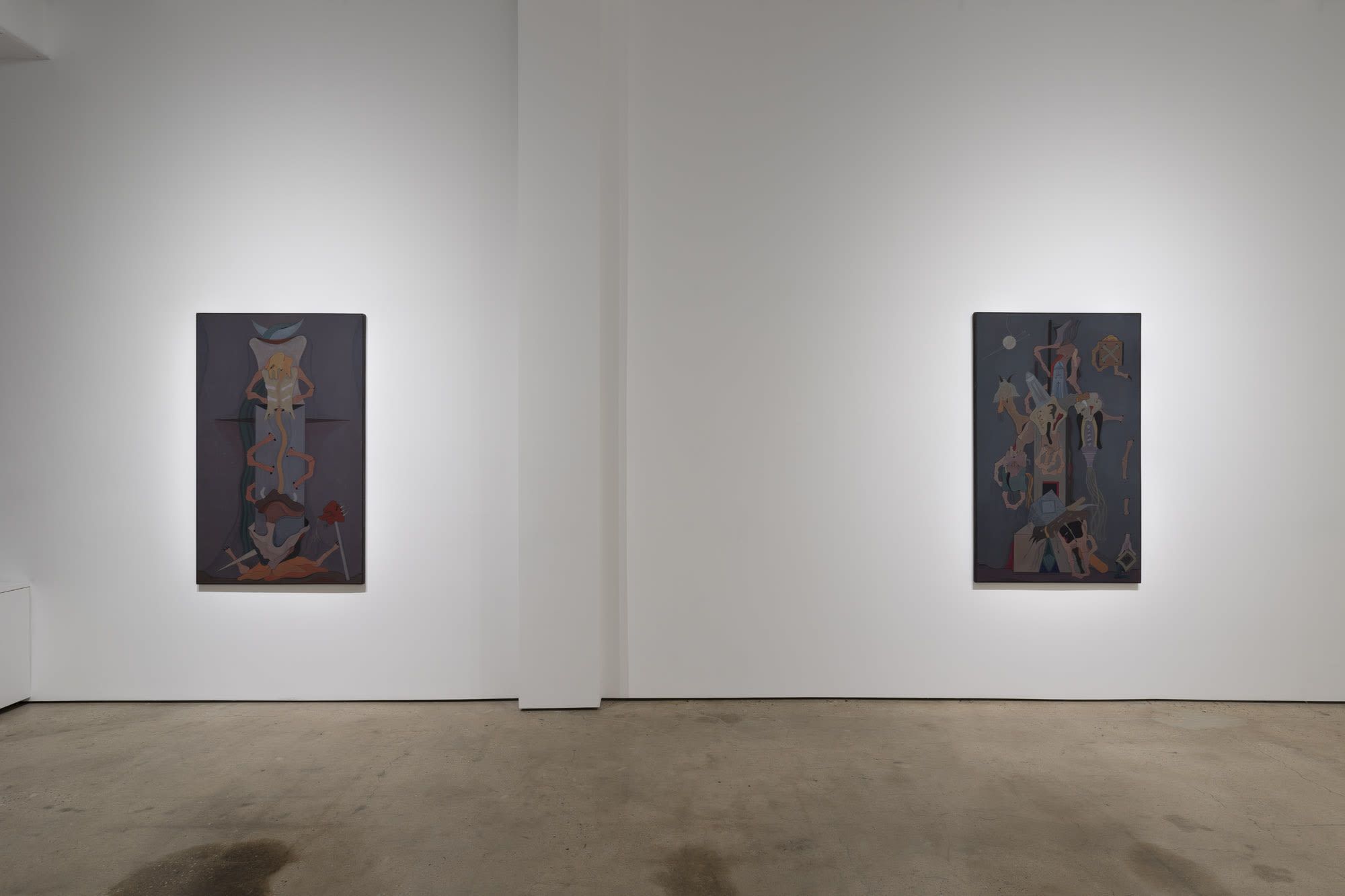 Jorge Camacho, Five Paintings at Dusk at François Ghebaly, photo 2