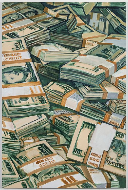 Walter Robinson, Salad, Candles, and Money at Johannes Vogt, photo 2