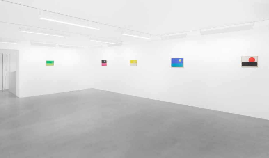 Ugo Rondinone, a sky . a sea . distant mountains . horses . spring . at Sadie Coles, photo 3