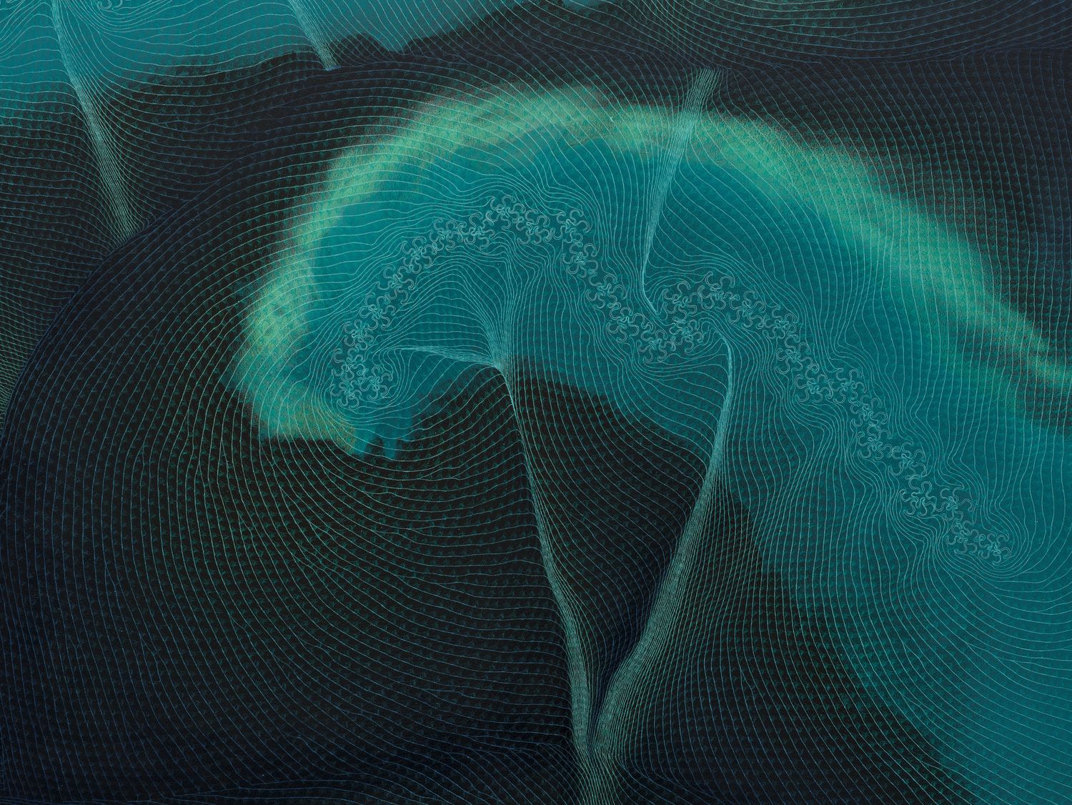 Shirazeh Houshiary, The Sound of One Hand at Lisson, photo 2