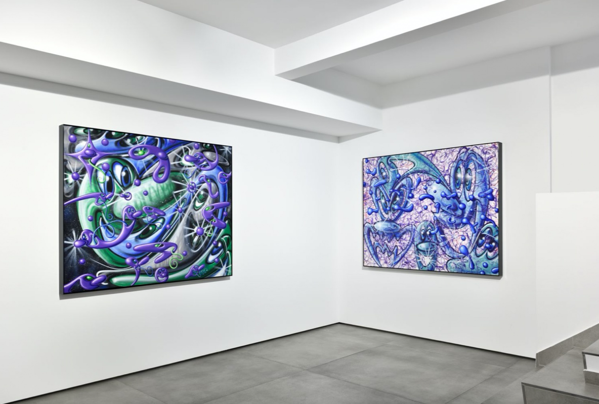 Kenny Scharf, Vaxi Nation at Almine Rech, photo 5