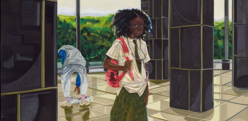 Toyin Ojih Odutola, U22 – Adijatu Straße at Hamburger Bahnhof, photo 4