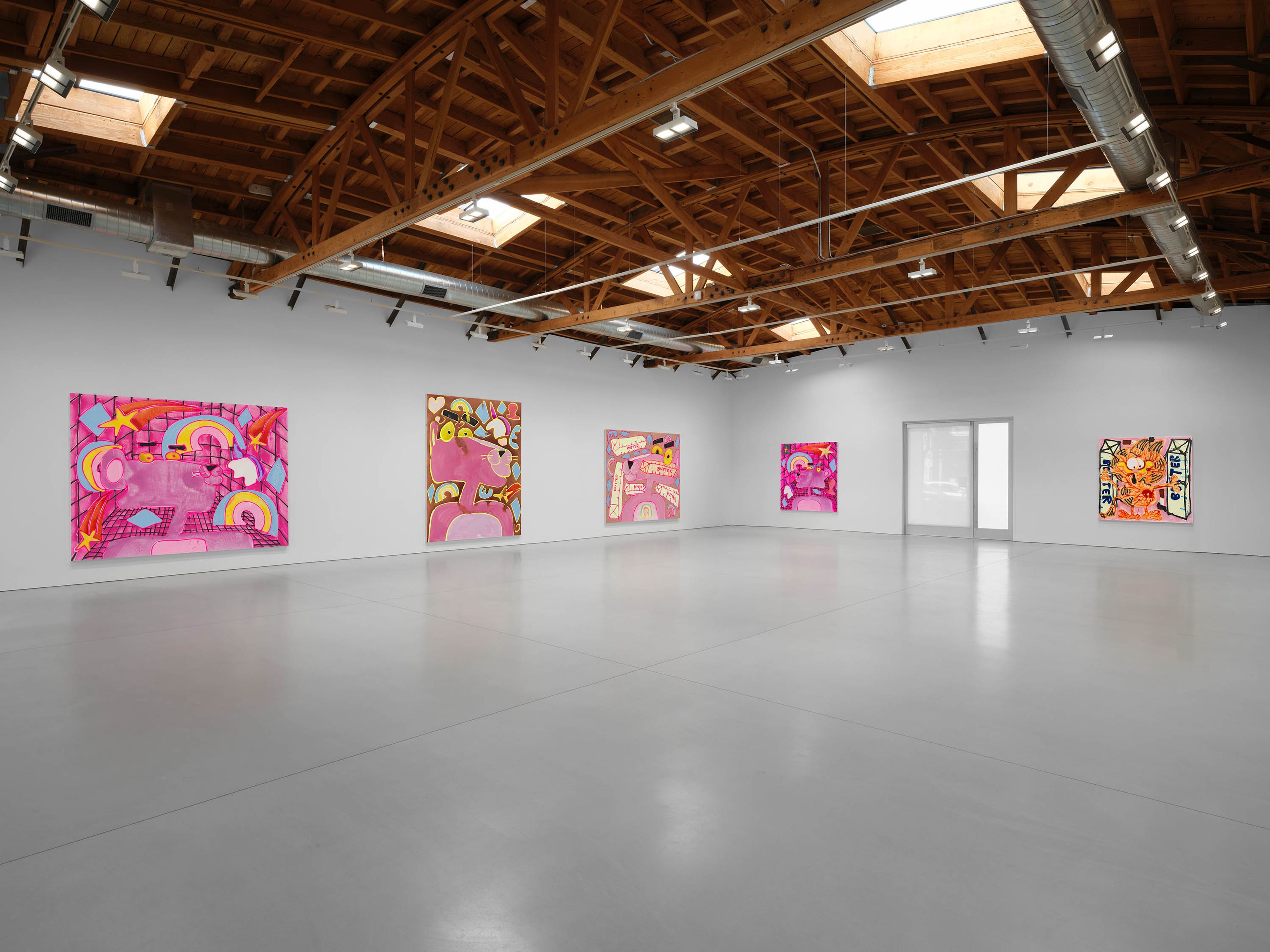 Katherine Bernhardt, Sidewalk Chalk at David Zwirner, photo 5